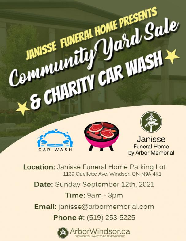 Community Yard Sale + Charity Car Wash