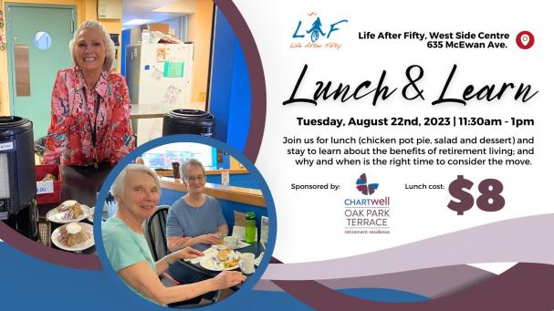 August Lunch & Learn: Chartwell Oak Park Terrace