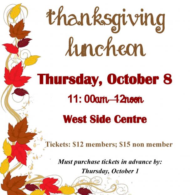 Thanksgiving Luncheon