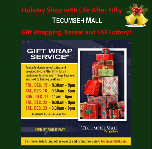 Gift Wrap Service and Bazaar at Tecumseh Mall