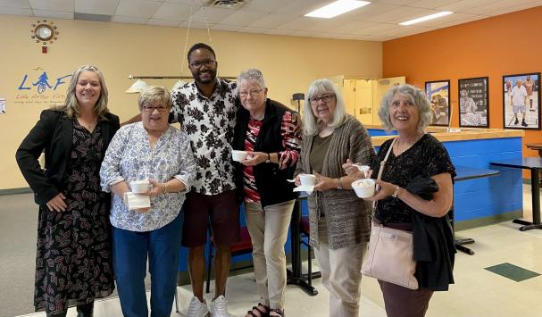 Ice Cream Social Recognizing Ontario Trillium Foundation Capital Grant