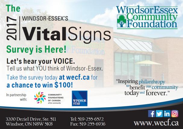 Windsor-Essex's Vital Signs Survey is Here