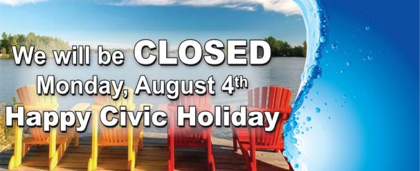 Civic Holiday Hours