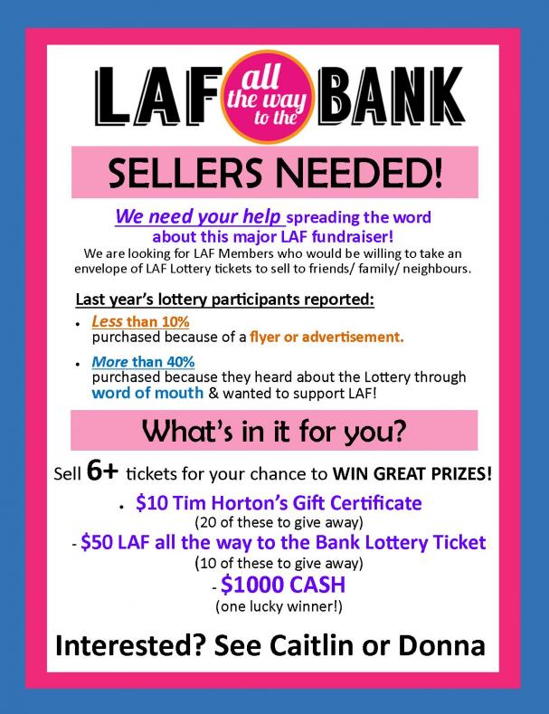 LAF Lottery - SELLERS NEEDED!