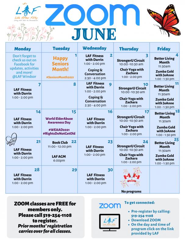 What's on Zoom in June?